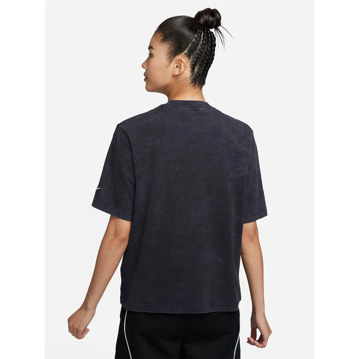 NIKE Sportswear Women's T-Shirt - Black - L (ASIAN SIZE)