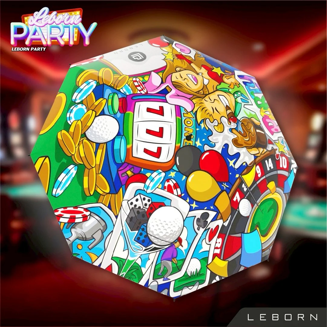 LEBORN Mini Umbrella ขนาด 30 นิ้ว ลายกราฟฟิคและการ์ตูน - Multi color - 30 INCES - Birdie