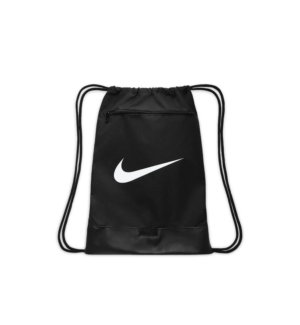 NIKE Brasilia 9.5 Unisex Gym Sack - Black - ONE SIZE