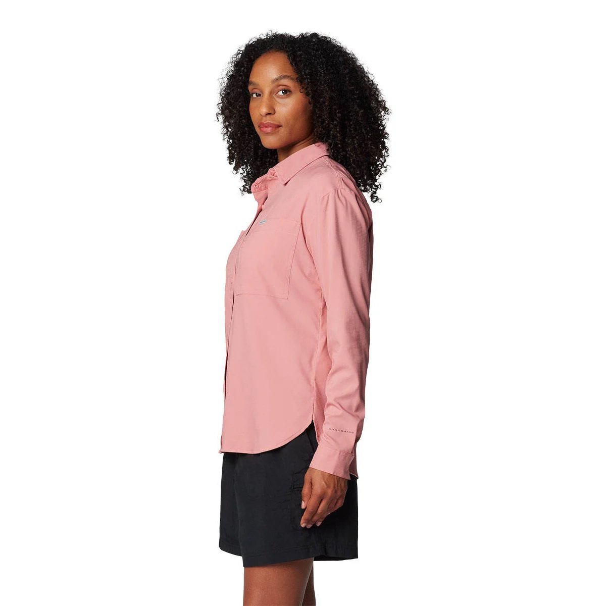 COLUMBIA Silver Ridge Utility™ Long Sleeve Women's Shirt - Pink - L (US SIZE)
