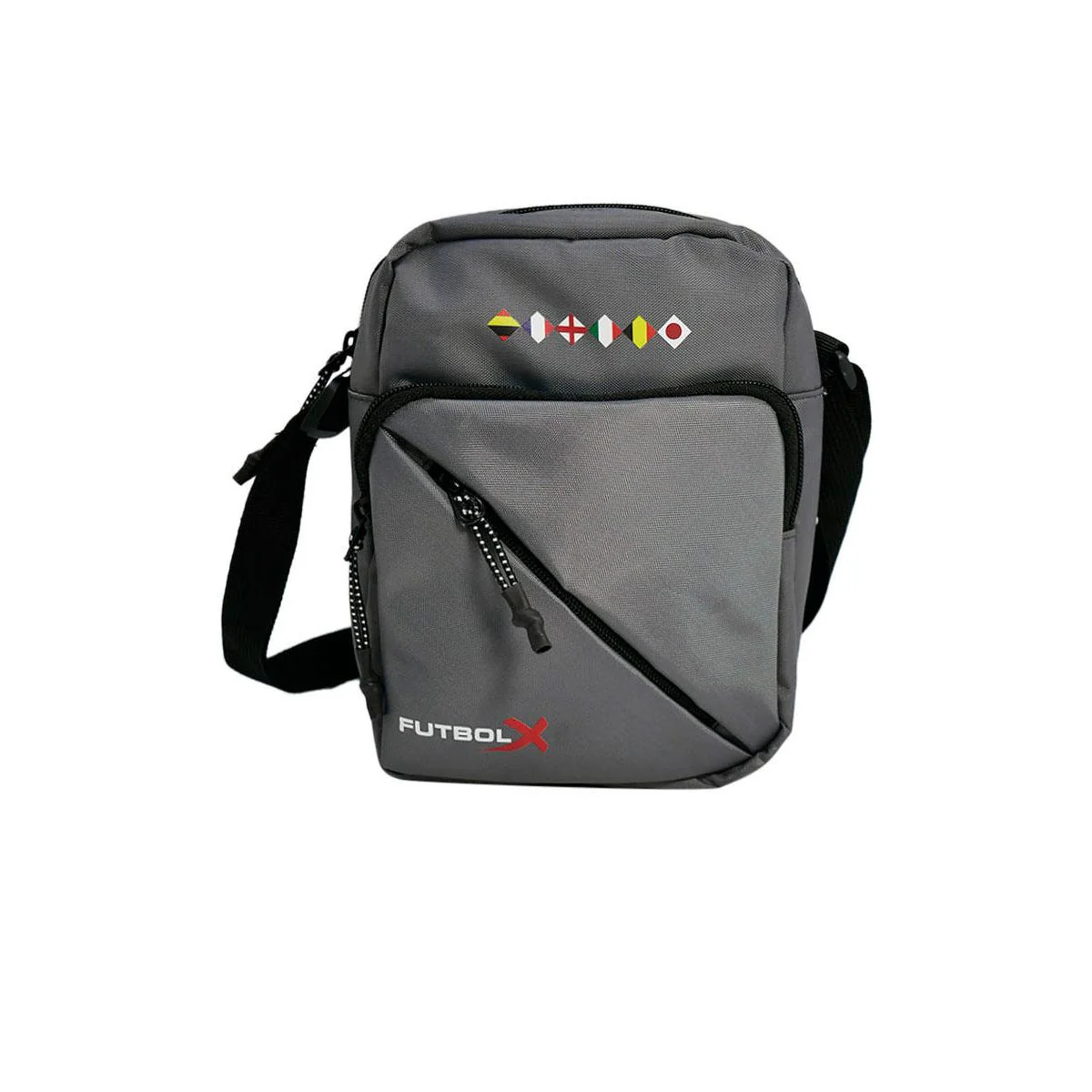 FUTBOLX FB22FFBAGU01GY Unisex Crossbody Bag - Grey - ONE SIZE