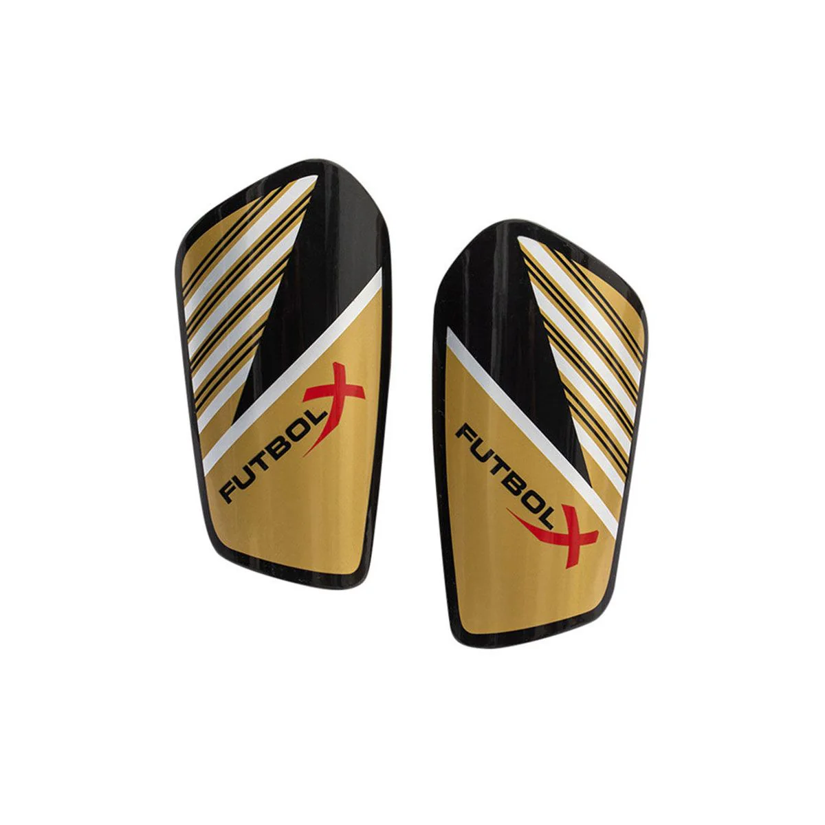 FUTBOLX 02 Football Shin Guards - Black - L