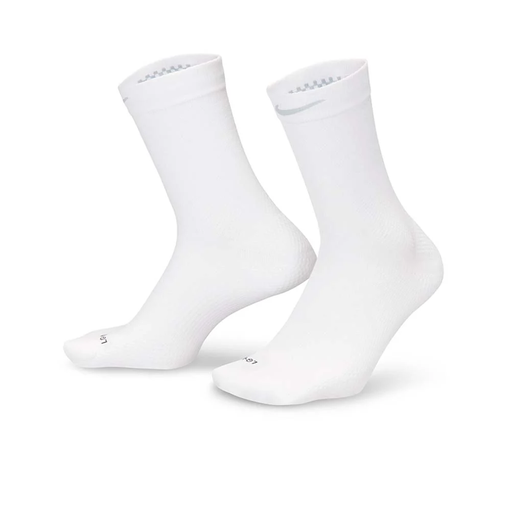 Носки унисекс Nike Running Lightweight Crew (1 Pair) — цвет белый, размер L (американский размер)