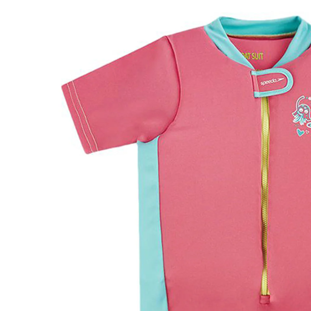 SPEEDO Sea Squad Float Suit Kids Swimsuit - Pink - 2-3 YEARS
