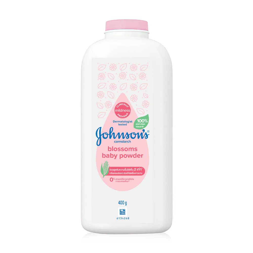 Johnsons Baby Blossom Cornstarch Powder — Blossom, 400 г