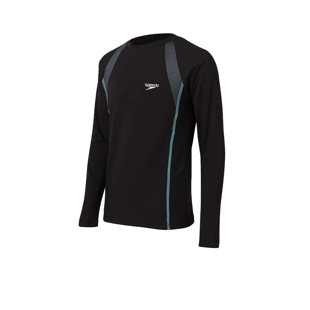 SPEEDO Hero 6.0 Boys Rashguard - Black - 11-12 YEARS