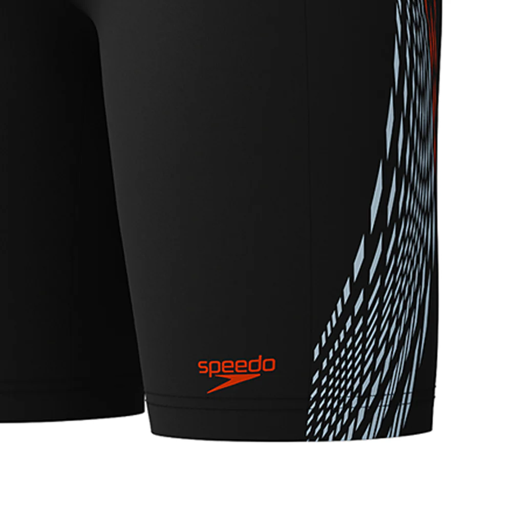 SPEEDO Tech Panel Jammer Boys Swim Shorts - Black - 11-12 YEARS