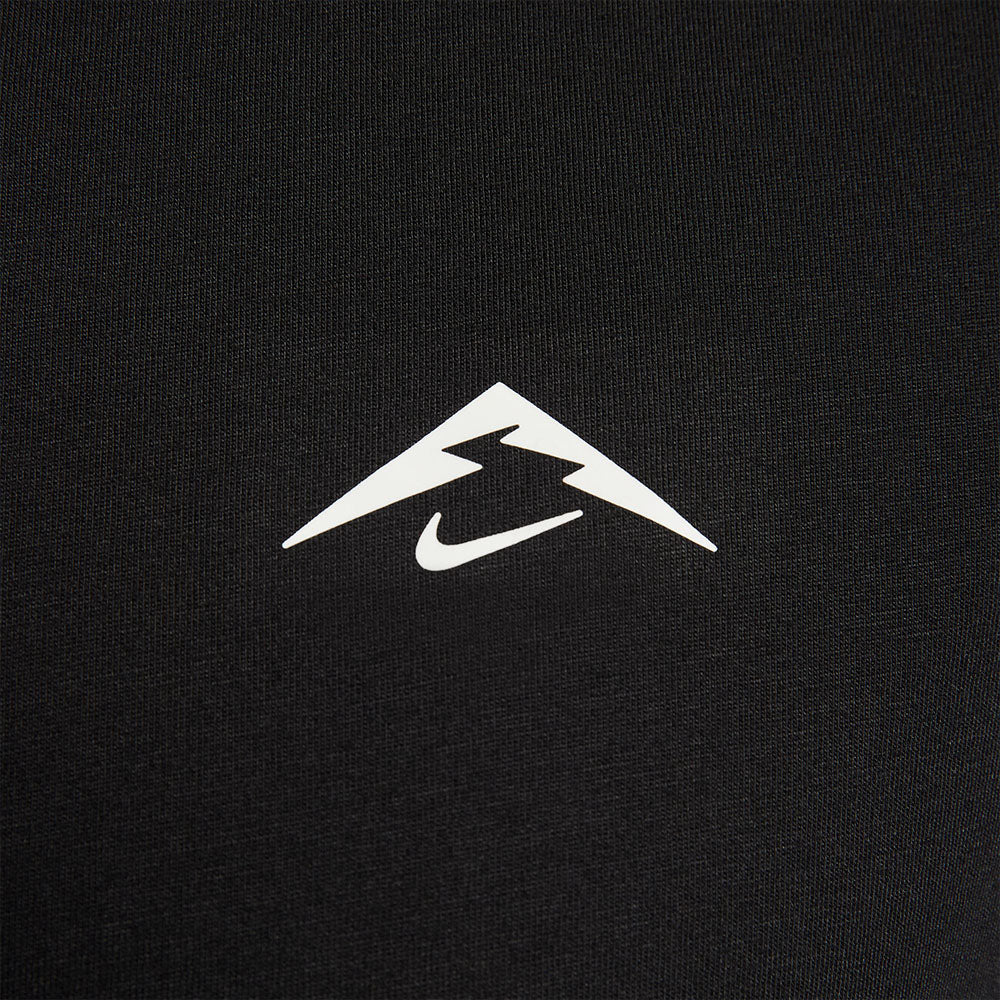 NIKE Trail Solar Chase Men's Running T-Shirt - Black - 2XL (US SIZE)