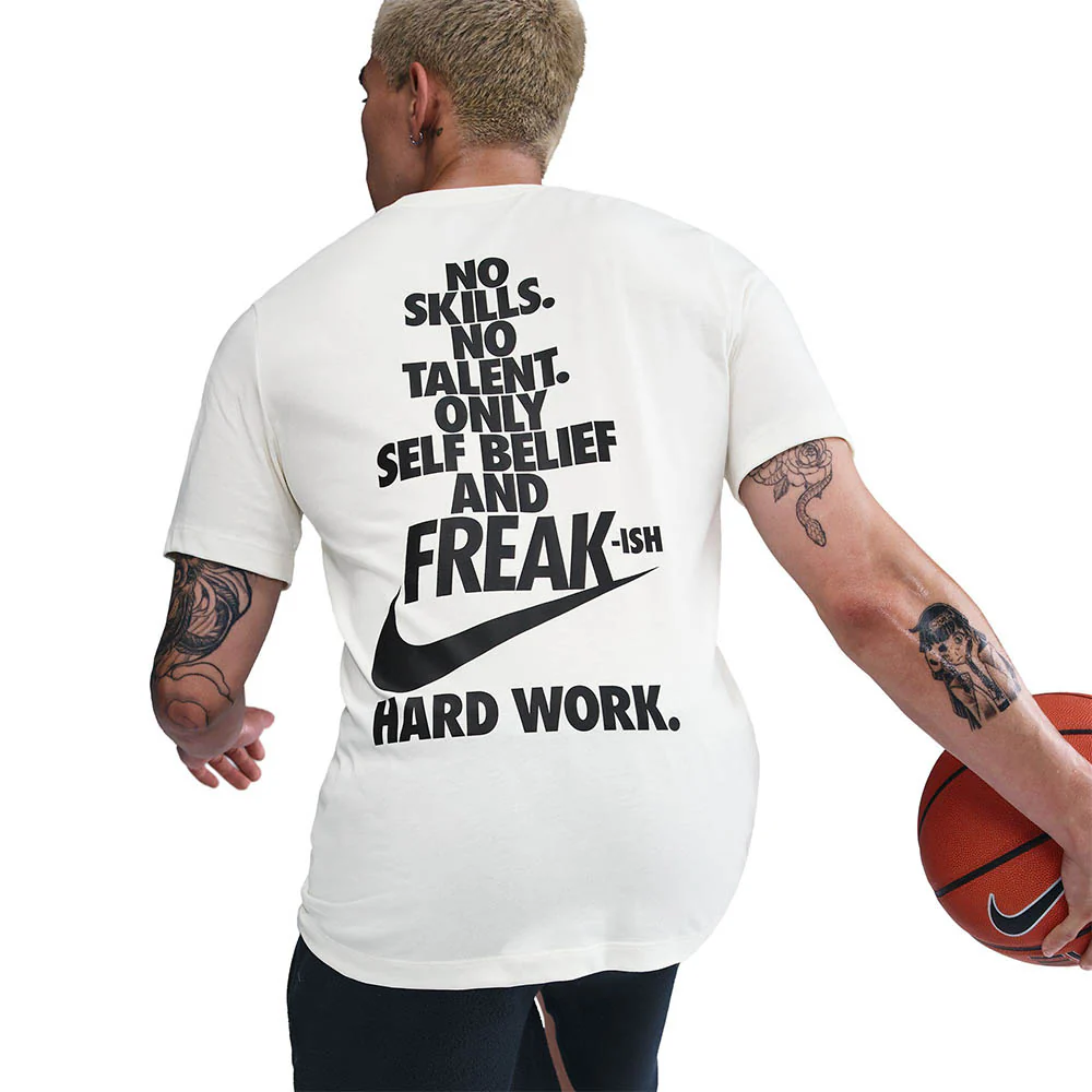 Мужская футболка Nike Giannis Basketball — цвет белый, размер 2XL (американский размер)