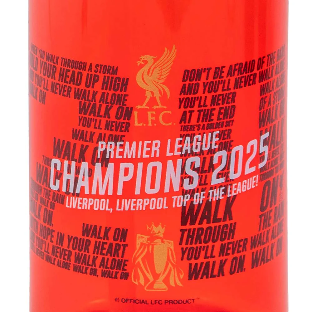 LFC EPL Champions 2024/25 Water Bottle - Red - ONE SIZE
