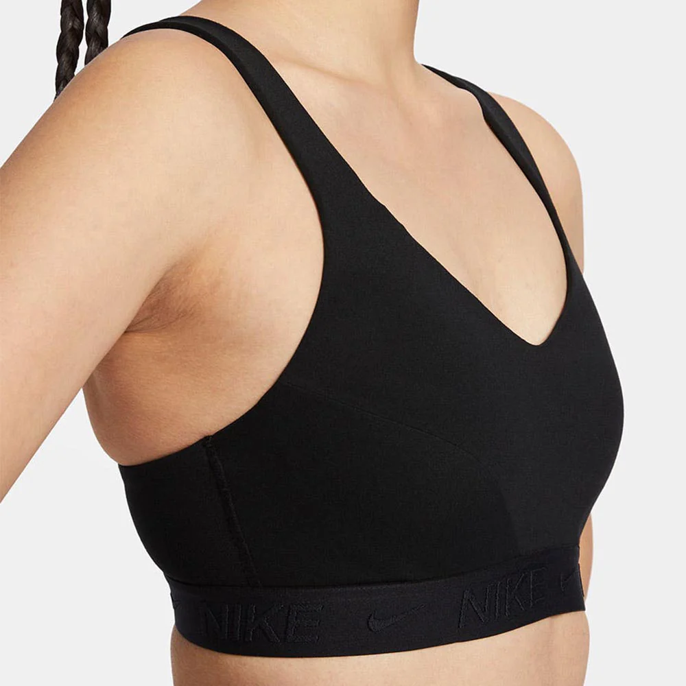 NIKE Indy Light Support Women's Sports Bra - Black - L (ASIAN SIZE)