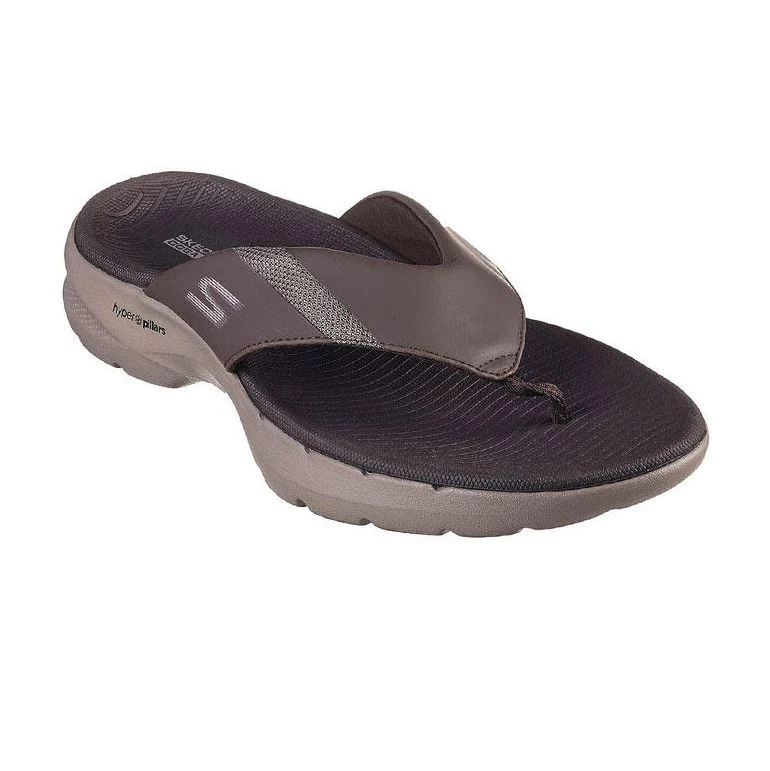 Мужские сандалии Skechers Summer Parsdise GOwalk 6 — цвет коричневый, размер US 10