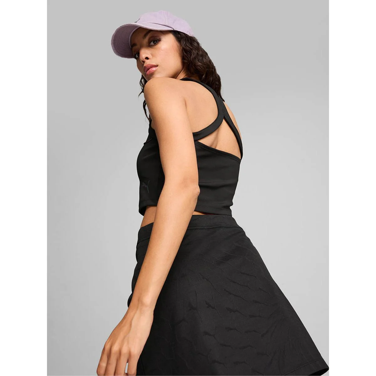 PUMA Dare To Crop Top Women's Tank - Black - L (UK SIZE)