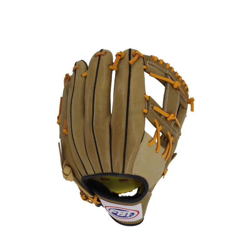 FBT Softball Gloves ถุงมือซอฟบอล I-Web 11.25 นิ้ว หนังแท้ Brown 74428 - Brown - 