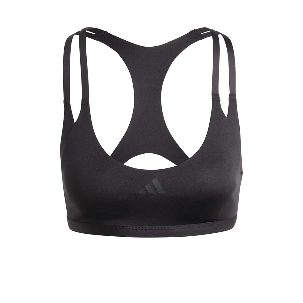 ADIDAS Aeroimpact Luxe Training Light-Support Women's Sports Bra - Black - 2XL AA-B