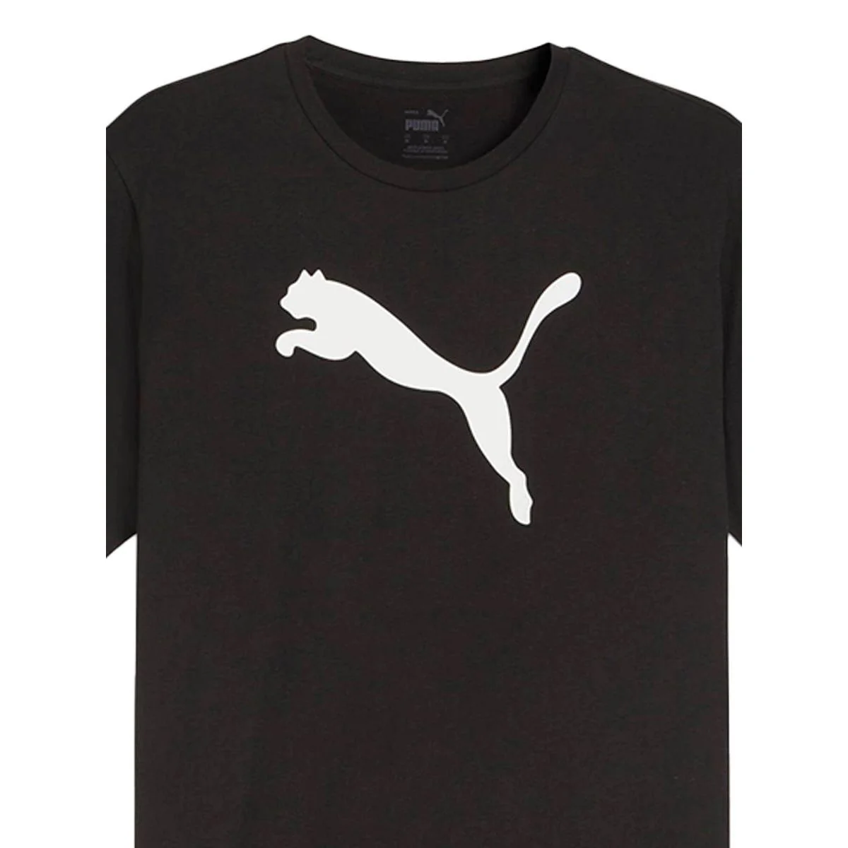 PUMA TeamRISE Logo Cotton Men's Football T-Shirt