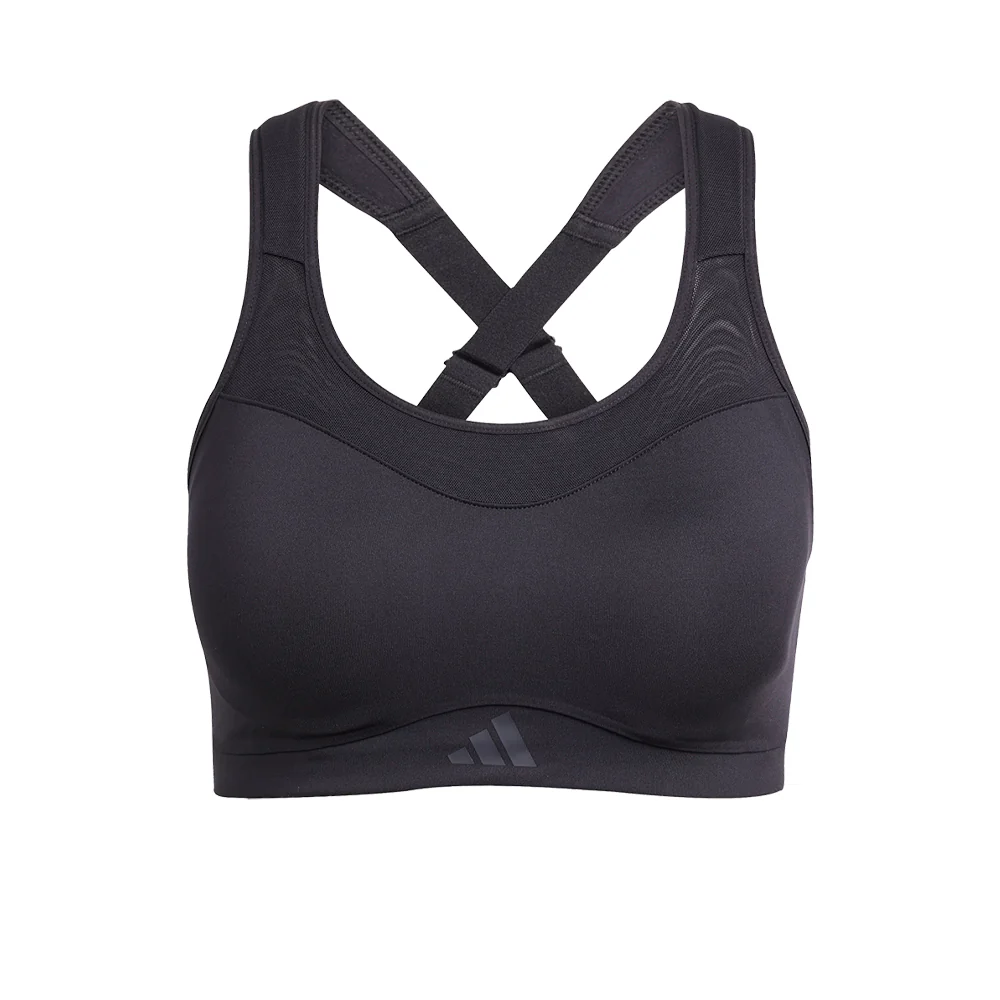 ADIDAS TLRD Impact Training High Support Women's Sports Bra - Black - L AA-B
