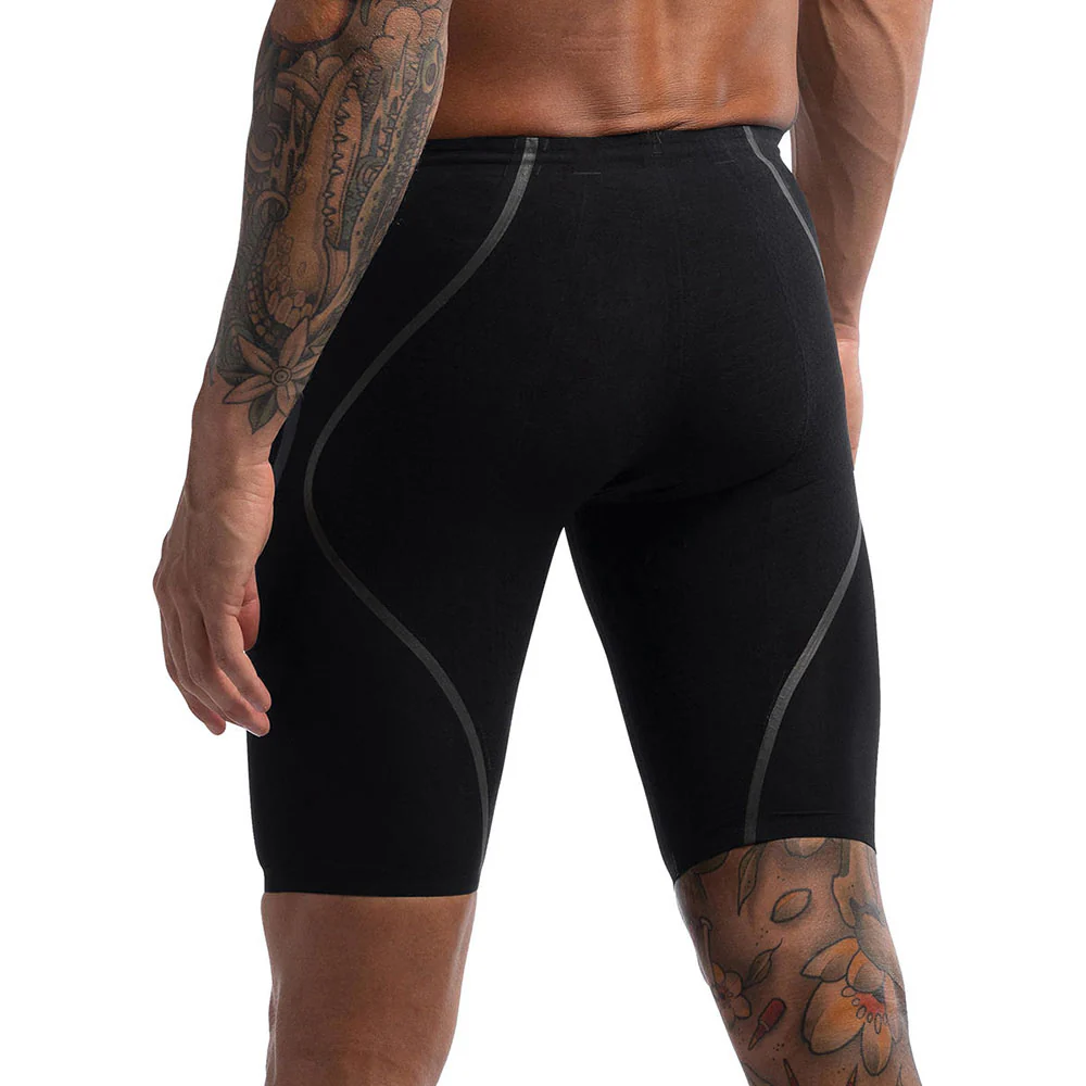 SPEEDO Fastskin LZR Pure Intent 2.0 Backstroke Edition Jammer Men's Swim Shorts - Black - 23 INCHES