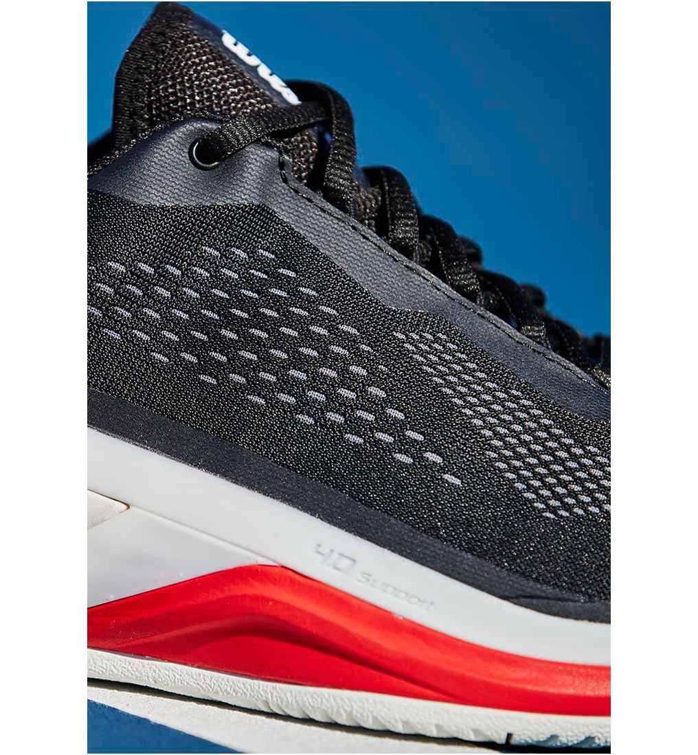 WILSON Rush Pro 4.0 Men's Tennis Shoes - Black - US 10