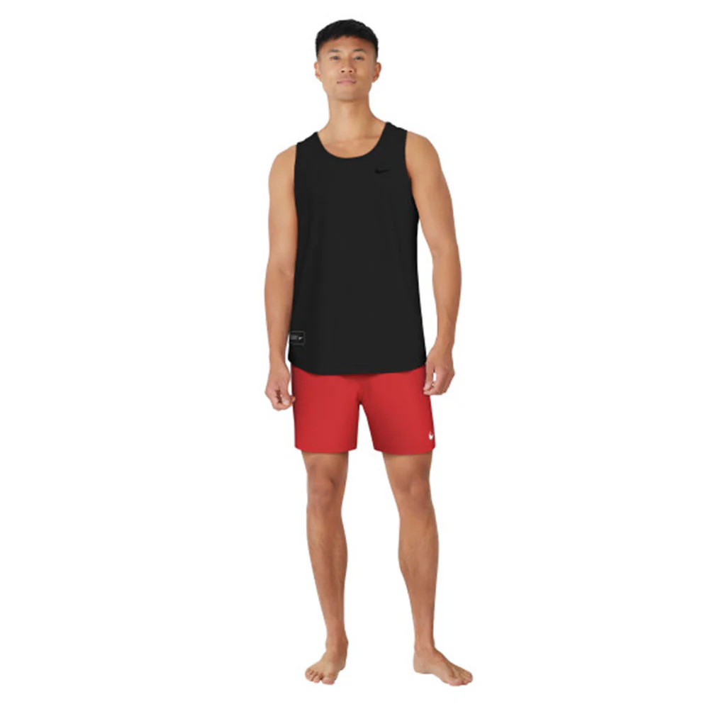 NIKE Mesh Men's Swim Tank - Black - L (US SIZE)