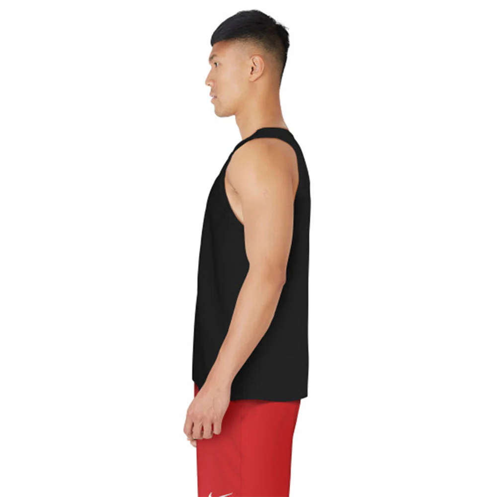 NIKE Mesh Men's Swim Tank - Black - L (US SIZE)