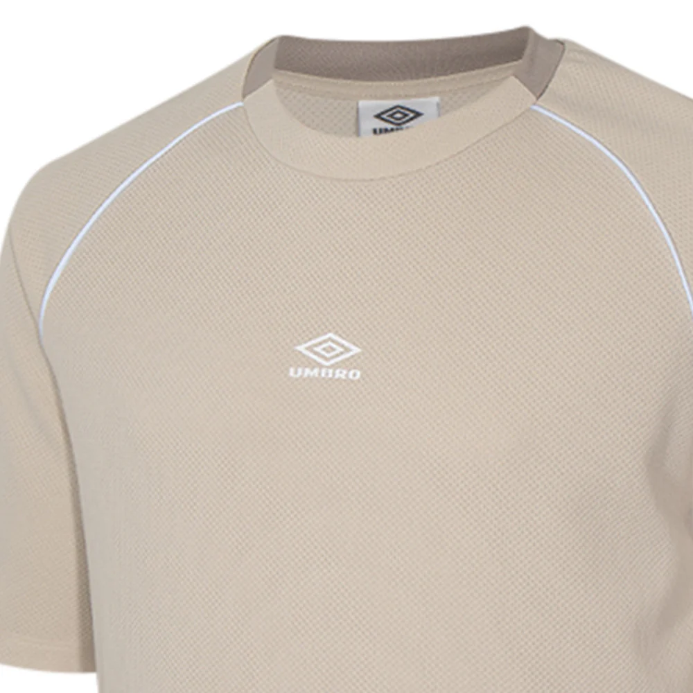 UMBRO Panelled Mesh Men's T-Shirt - Beige - 2XL (US SIZE)