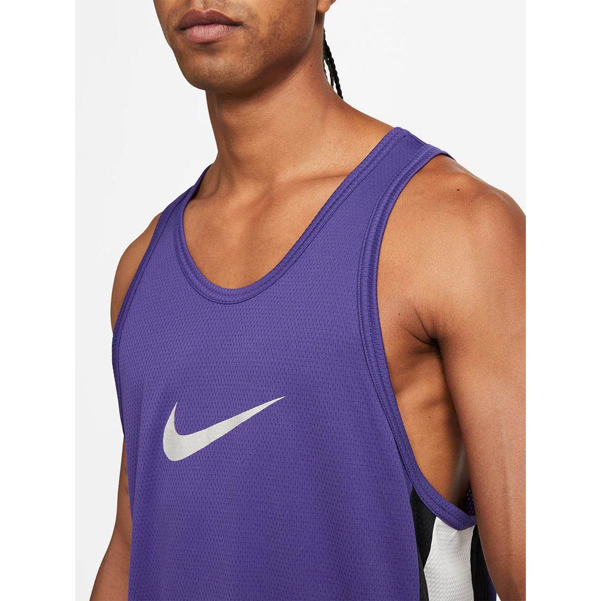 NIKE Dri-FIT Icon Men's Basketball Tank - Purple - 2XL (ASIAN SIZE)