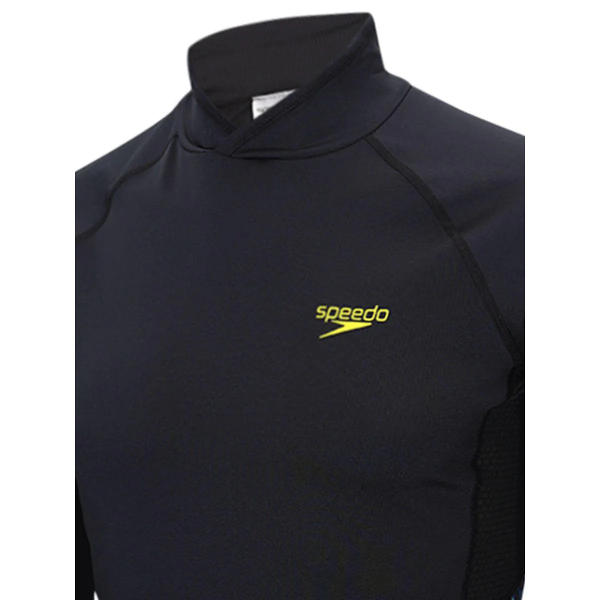 SPEEDO Deluxe Long Sleeves Breathable Men's Rashguard - Black - 2XL (UK SIZE)