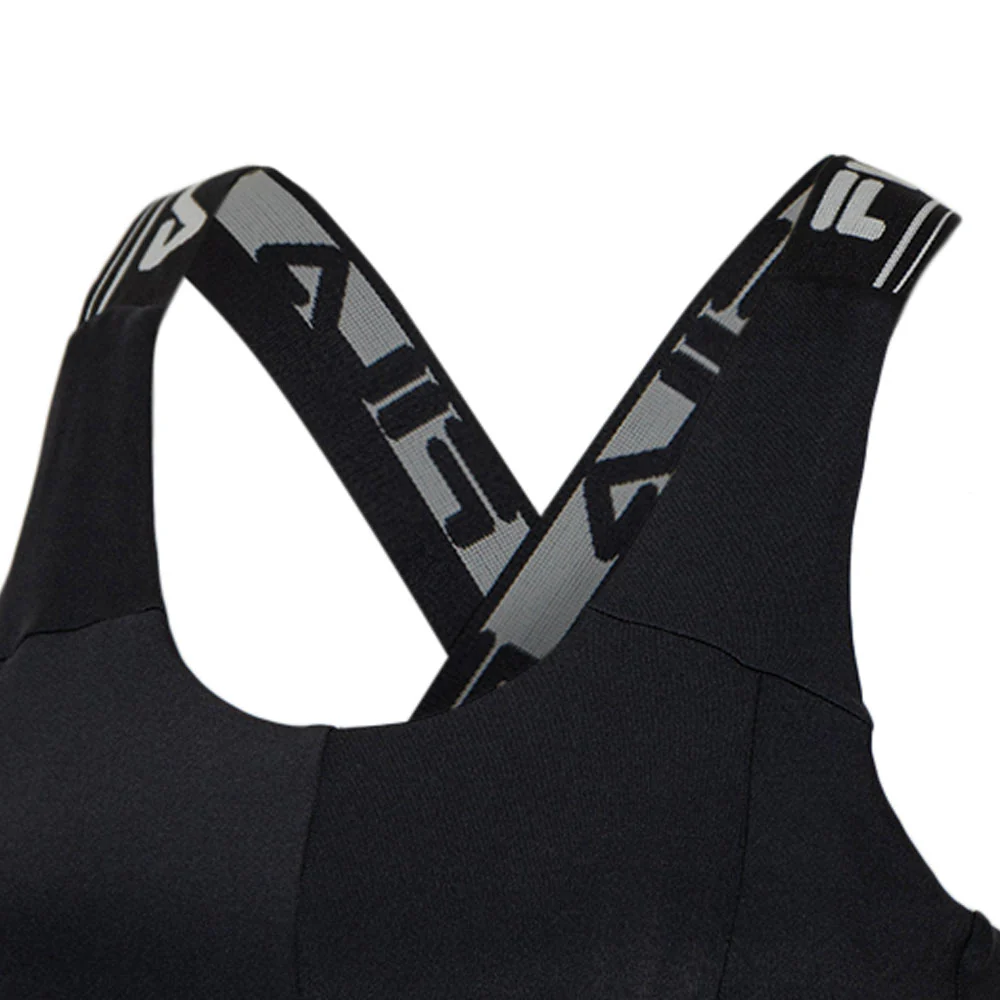 FILA Iconic Women's Sports Bra - Black - 2XL (US SIZE)