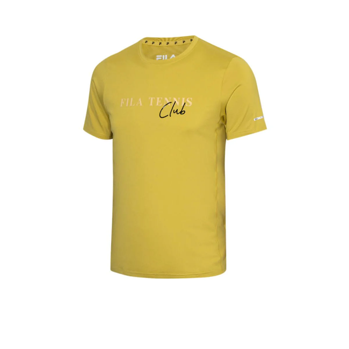 Мужская тренировочная футболка Fila Club TSS231003M — цвет желтый, размер 2XL (американский размер)