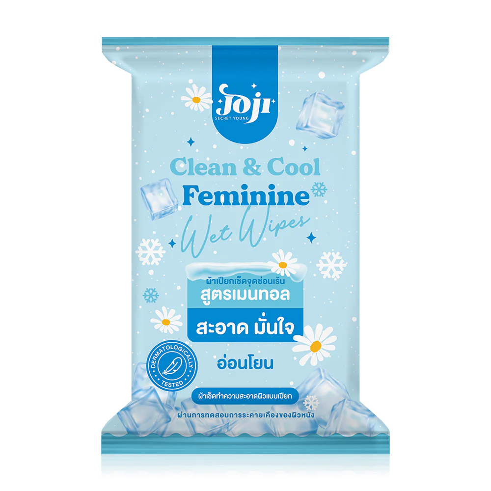JOJI Secret Young Clean & Cool Feminine Wet Wipes 20 Sheet - #Clean & Cool