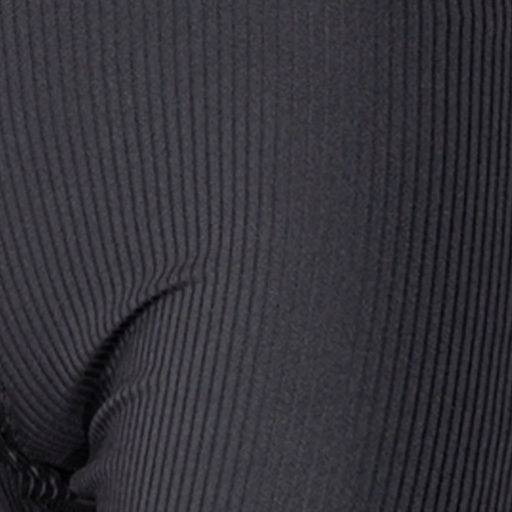 REEBOK Ribbed Women's Training Shorts - Black - 2XS (US SIZE)