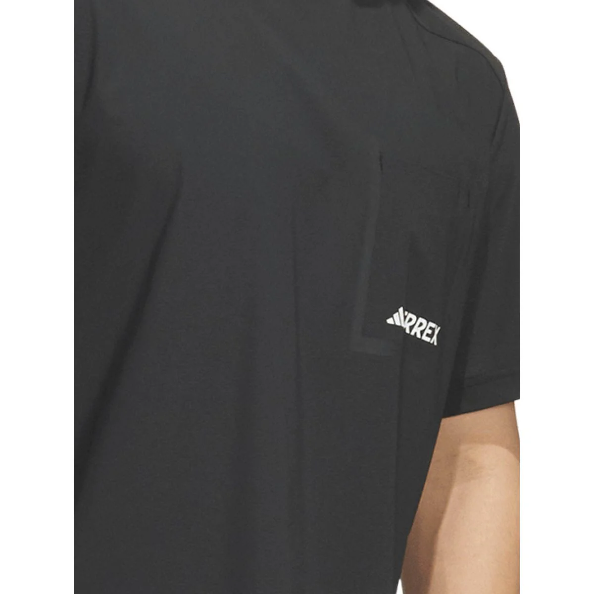 ADIDAS National Geographic Short Sleeve Men's T-Shirt - Black - 2XL (ASIAN SIZE)