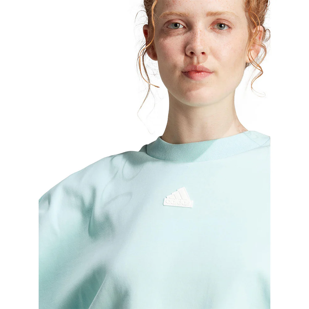 ADIDAS Future Icons 3-Stripes Women's Sweatshirt - Blue - L (ASIAN SIZE)