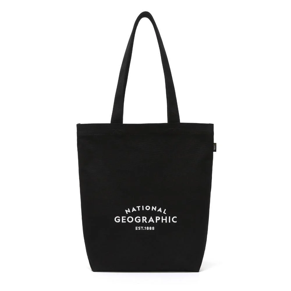 NATIONAL GEOGRAPHIC TOTE BAG N245ATO010-099 กระเป๋าถือ ผู้ชายและผู้หญิง BLACK - Black - ONE SIZE