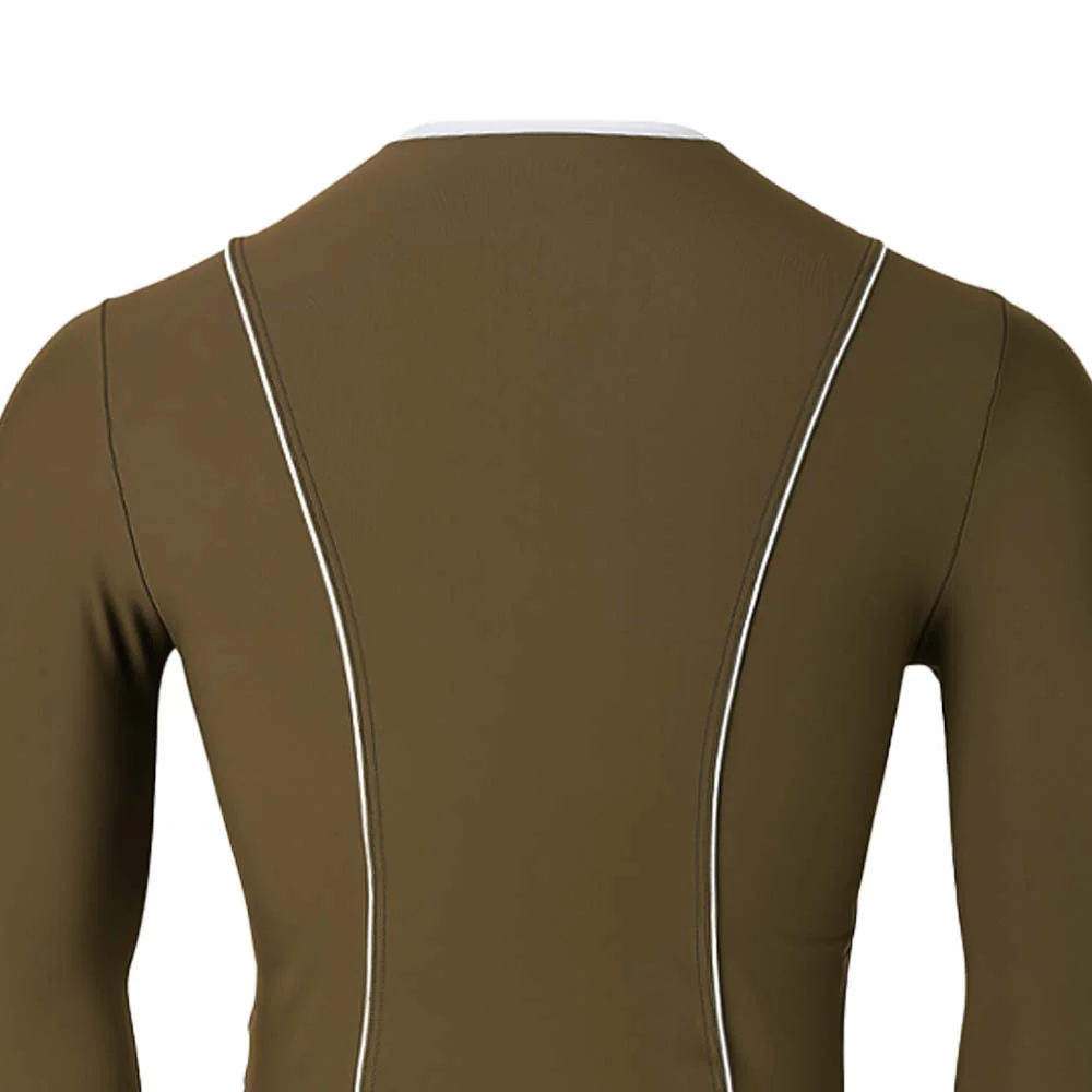 Speedo 'Wavechasers 2.0' Stylish Sun Protection Men's Rashguard — цвет коричневый, размер 2XL (UK SIZE)