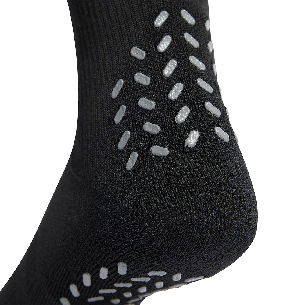 ADIDAS Football GRIP Printed Cushioned Crew Performance Men's Football Socks - Black - L (UK SIZE)