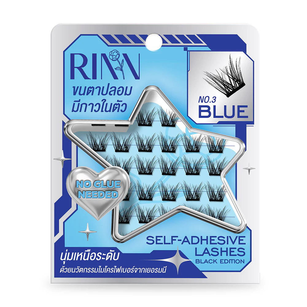 RINN Self-Adhesive Lashes - Black Edition 36pcs