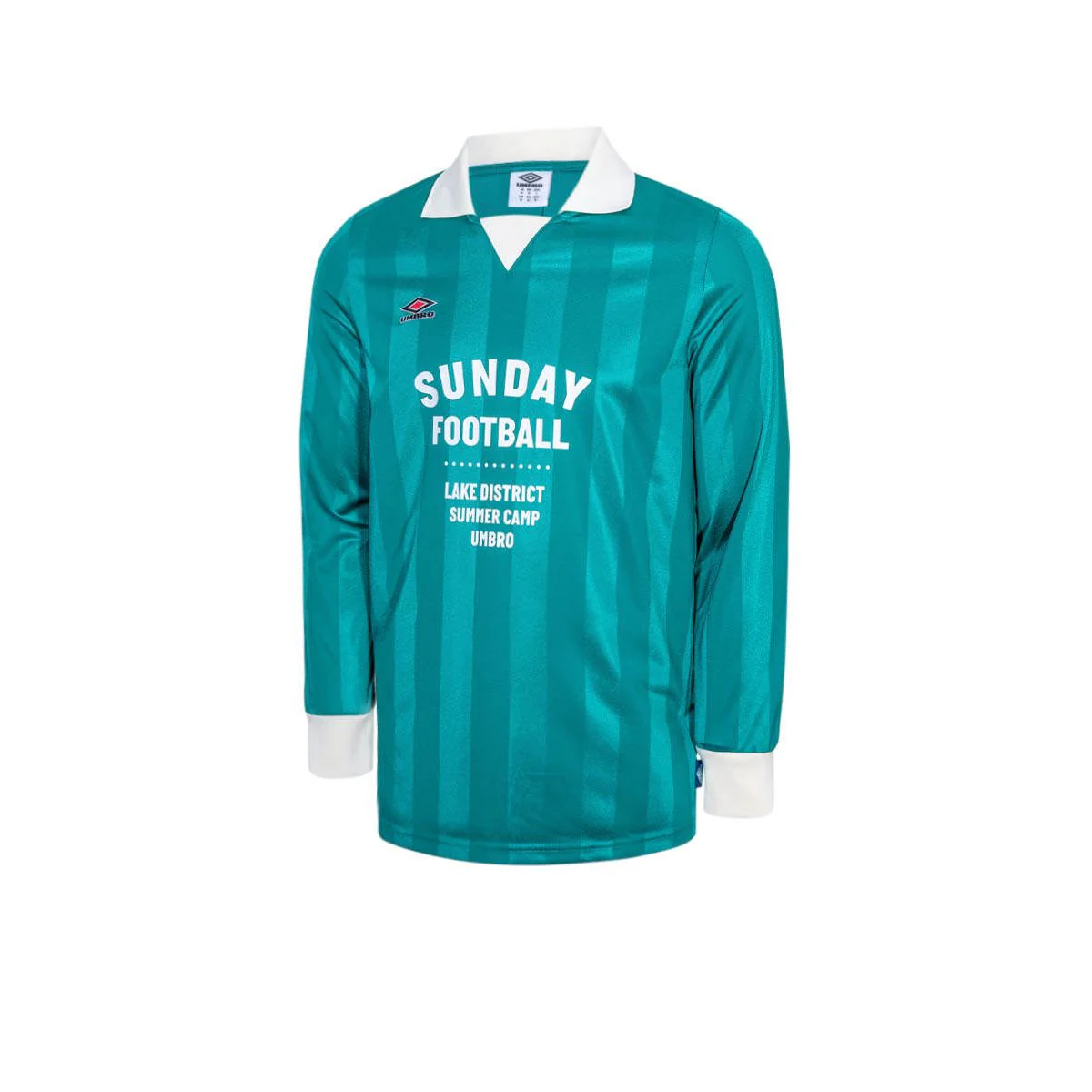 UMBRO Long Sleeve Men's Football T-Shirt - Green - 2XL (US SIZE)