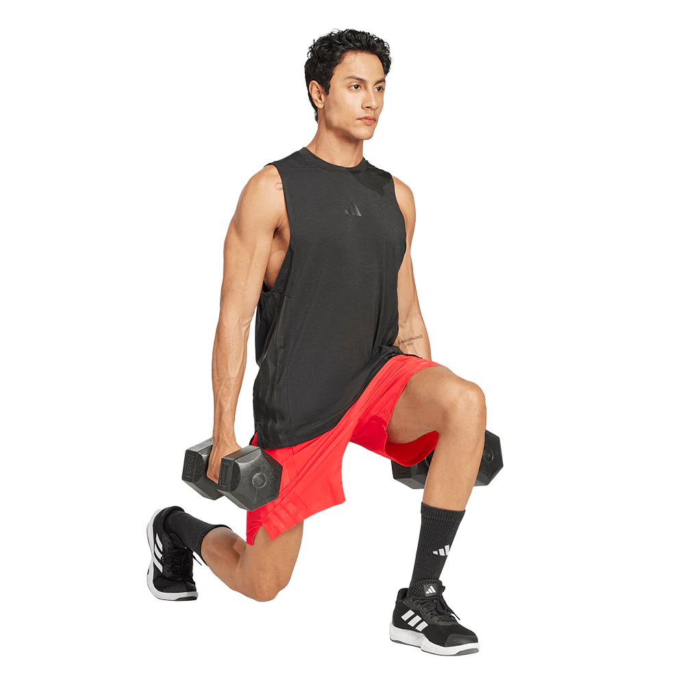 ADIDAS Designed-for-Training 3-Stripes Men's Training Tank - Black - 2XL (ASIAN SIZE)