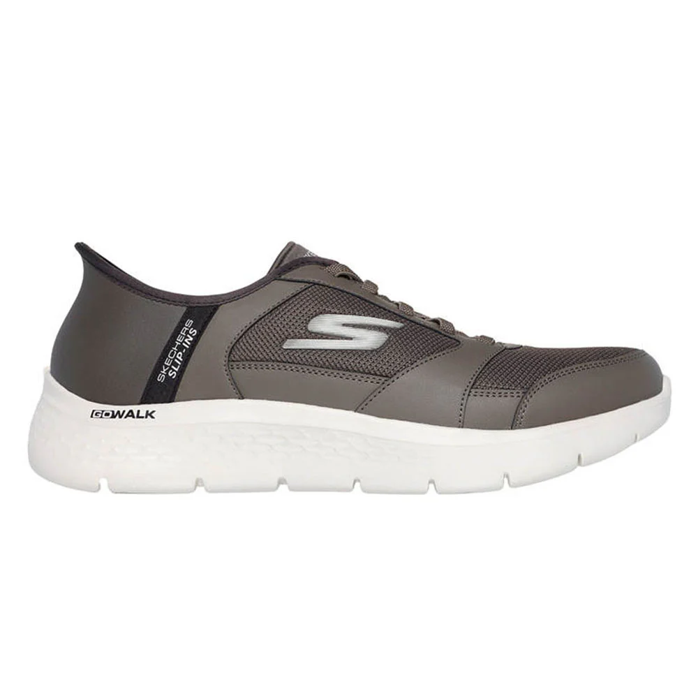 Skechers Slip-ins® Go WALK® Flex — цвет коричневый, размер US 10, Anza Men's Training Shoes