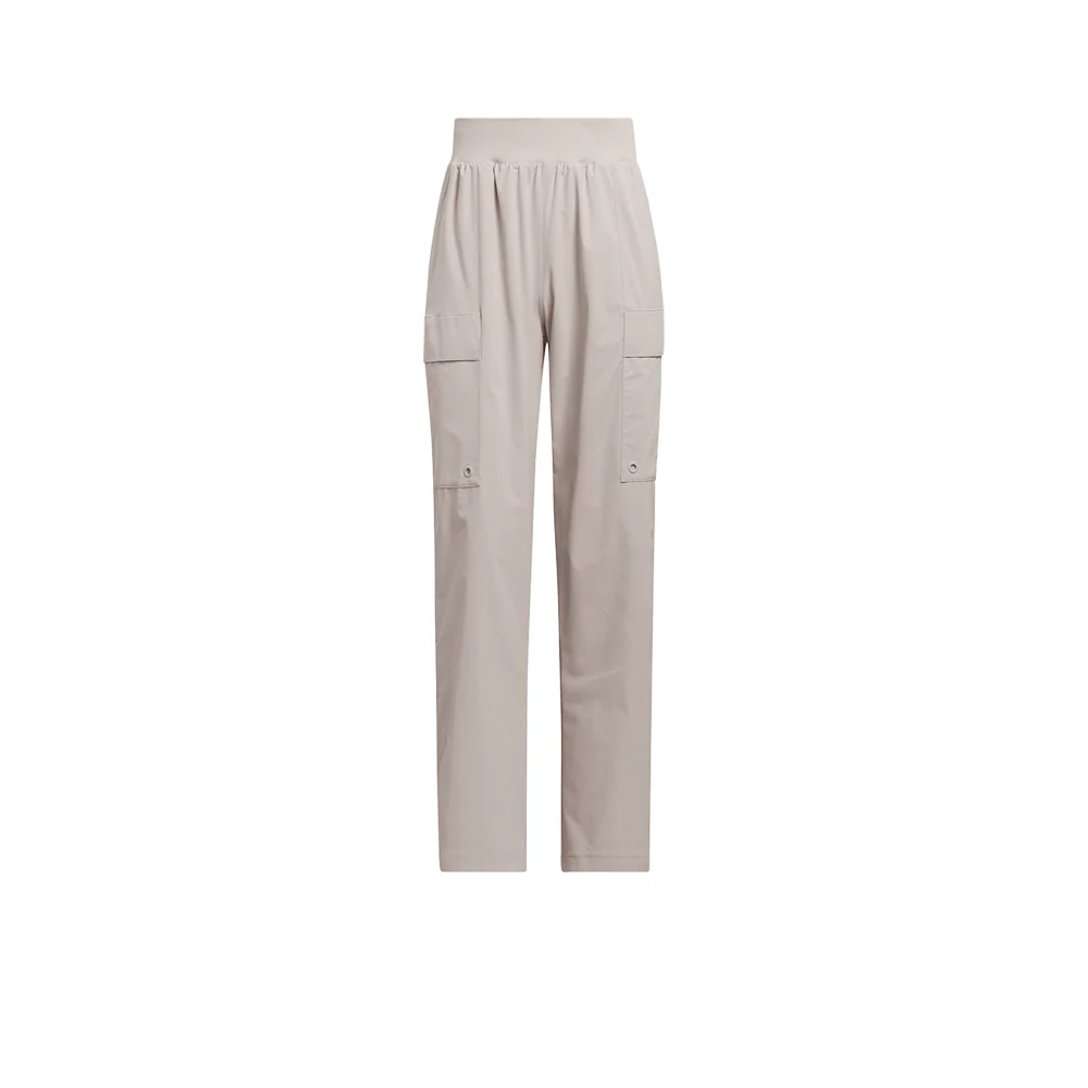 ADIDAS Beyond Twistweave Lined Cargo Women's Golf Pants - Beige - L (ASIAN SIZE)
