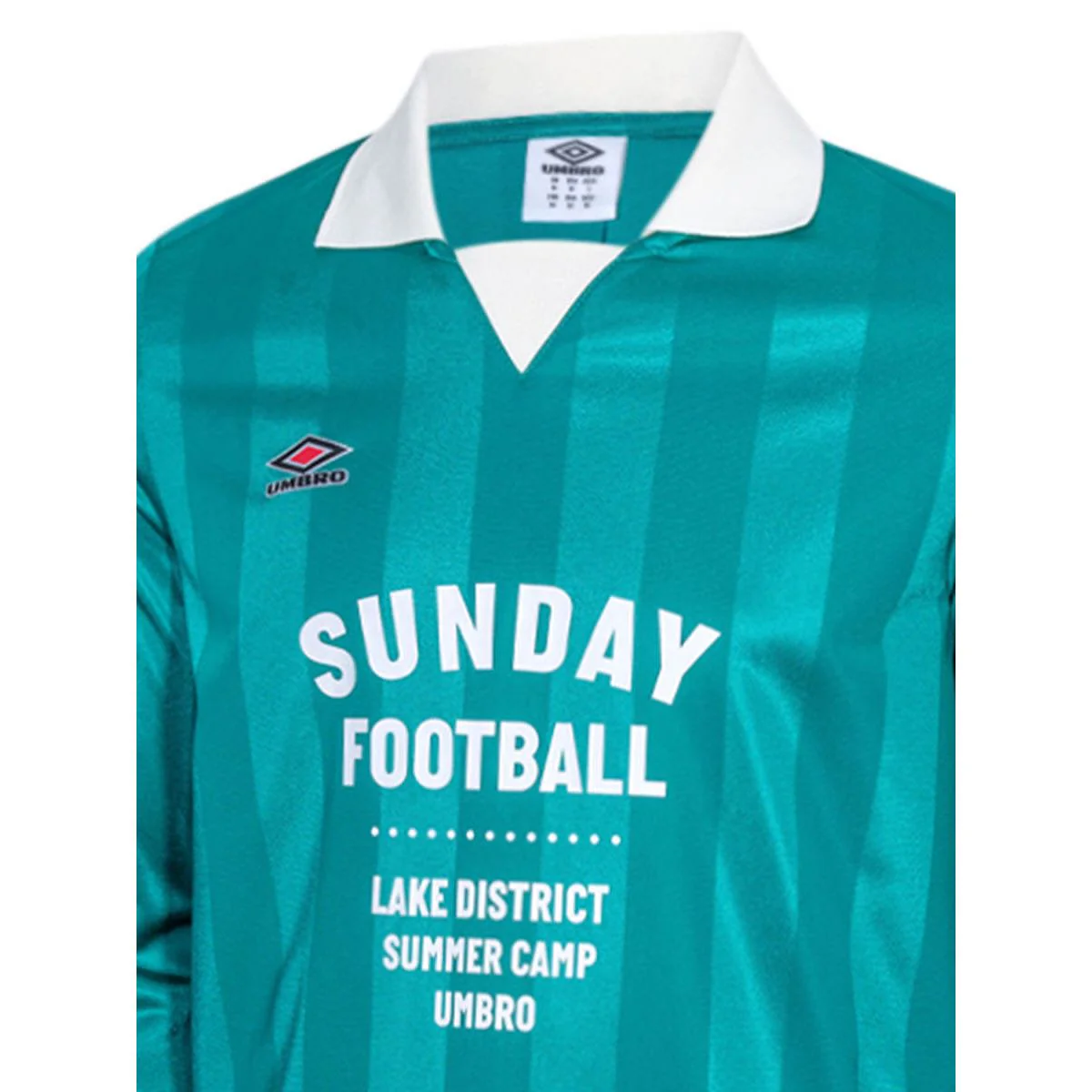 UMBRO Long Sleeve Men's Football T-Shirt - Green - 2XL (US SIZE)