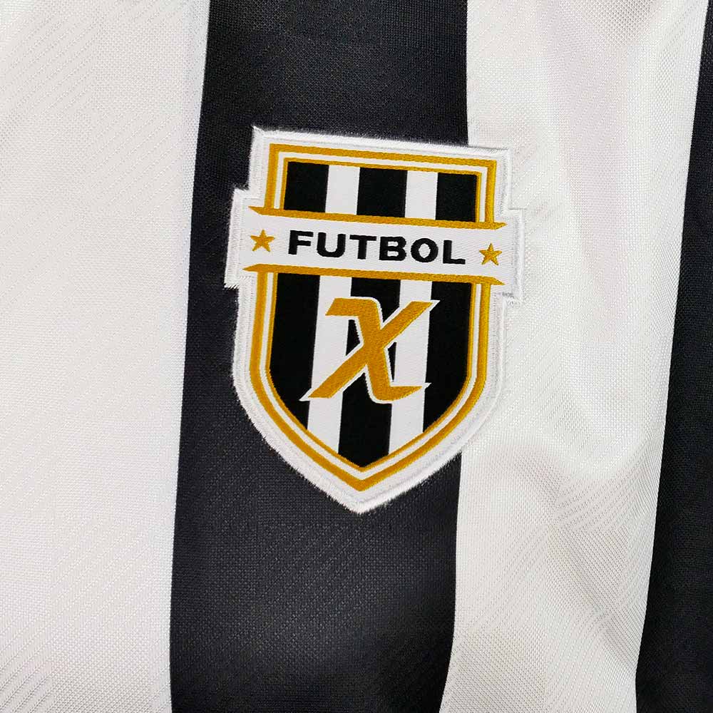 FUTBOLX Vintage Collection Men's Football Polo Shirt - Black - L (US SIZE)