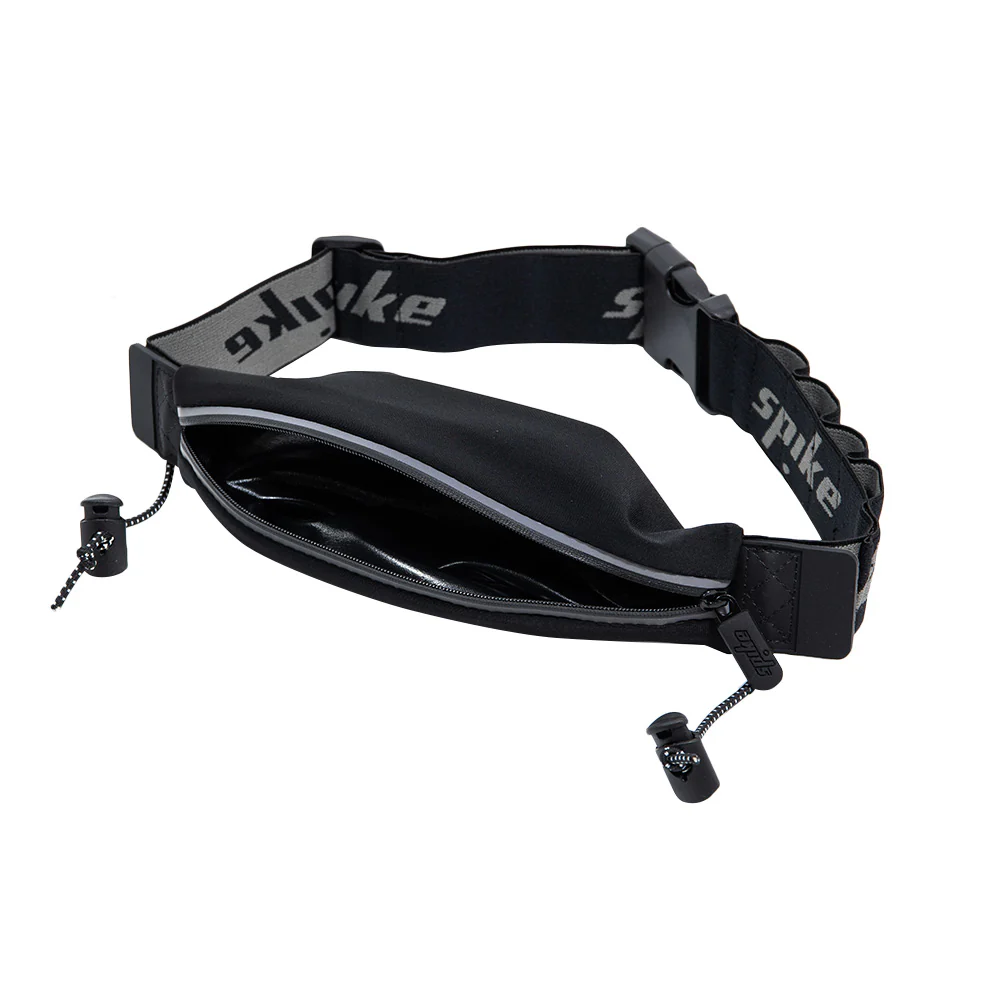 SPIKE Running Bag Unisex Running Waistpack - Black - ONE SIZE