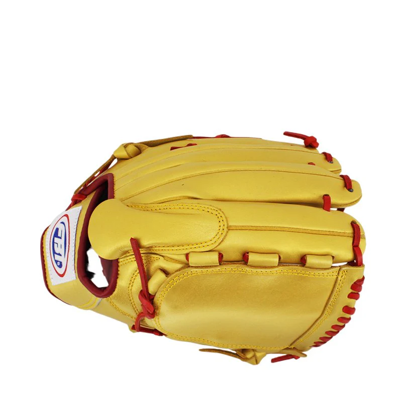 FBT Softball Gloves ถุงมือซอฟบอล Sealing 12 นิ้ว หนังแท้ Gold 74427 - Gold - One size
