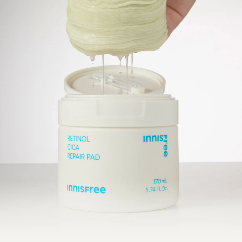 Innisfree Retinol Cica Repair Pad 170 мл [60 Pads] ( Expiration Date : 2026.07.25 ) — Retinol Cica