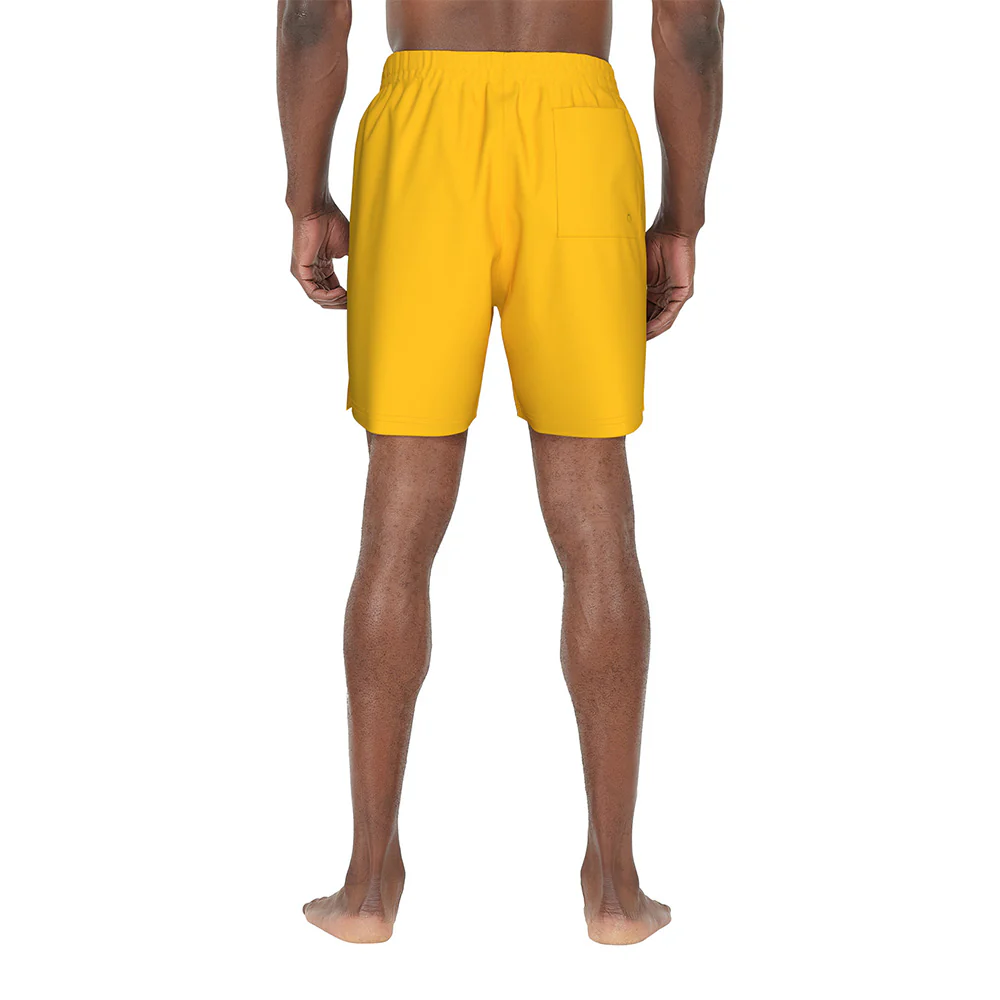 Мужские шорты Nike 7" Volley Swim — цвет желтый, размер L (американский размер)