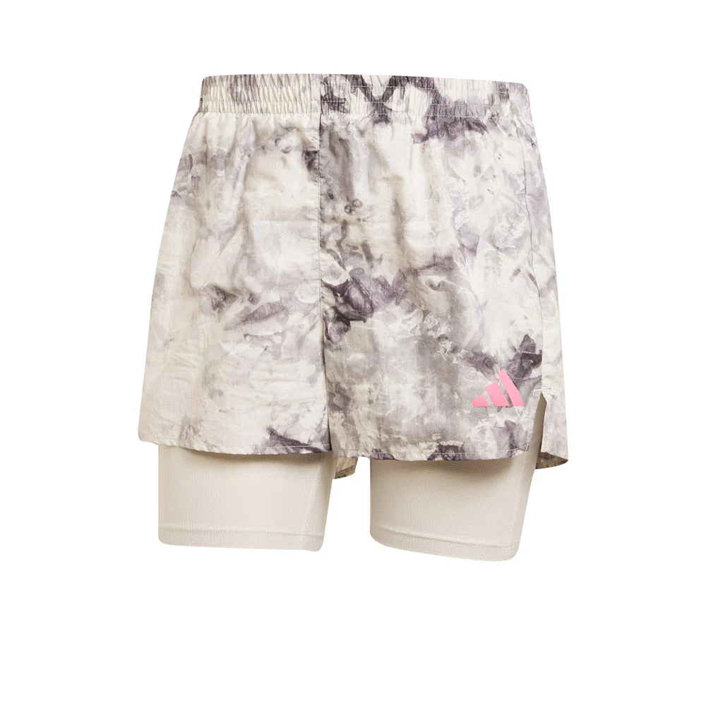 ADIDAS Own The Run Spray Dye 2-In-1 Women's Running Shorts