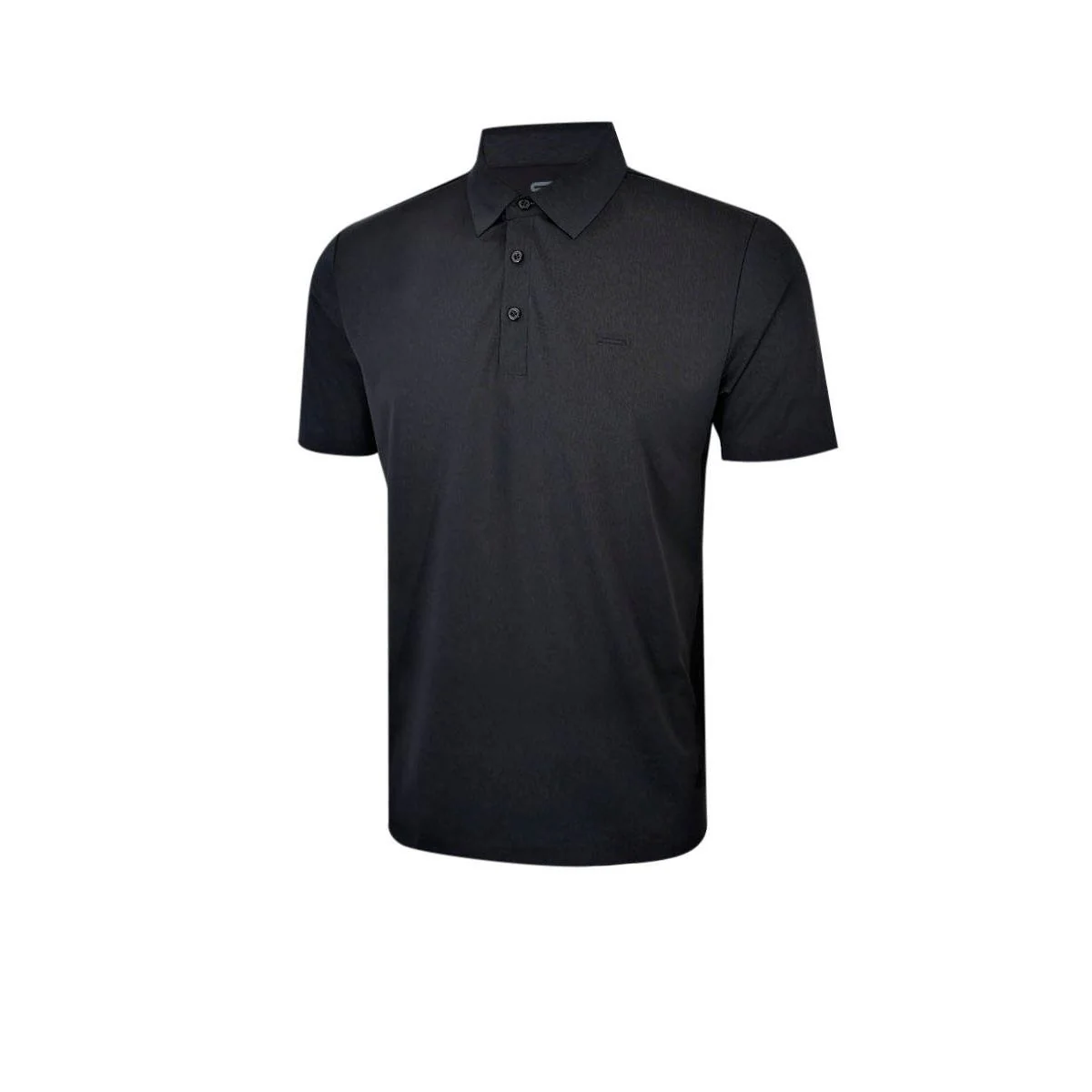 9NINE N24GOPOM02 Men's Golf Polo Shirt - Black - 2XL (US SIZE)